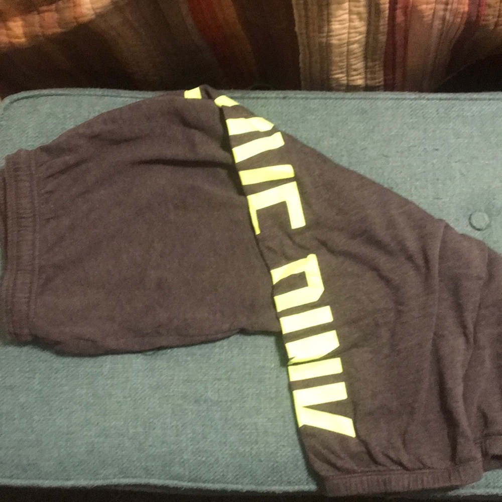 PINK crop sweatpants